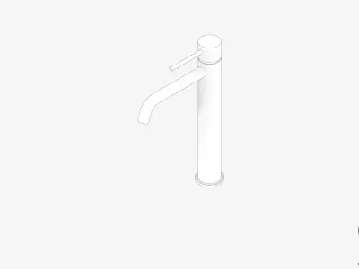 Vessel Mixer - Luxury - Sleek - Curved Low-poly 3D model