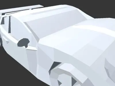 Sp22Car car Low-poly 3D model