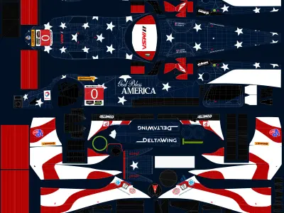 Panoz Deltawing DWC13 Low-poly 3D model