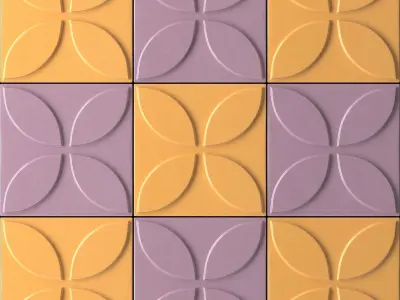 Panel3D06 wall panel 3D model