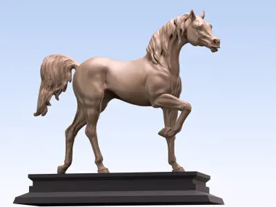 Arabian horse 2 3D print model