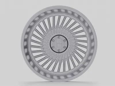 Chille Amani Forged Rims Low-poly 3D model