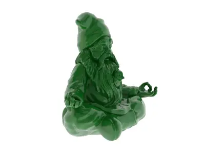  Gnome Statue 01 3D Print 3D print model