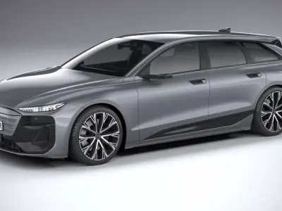 Audi A6 Avant e-tron 2025 3D model
