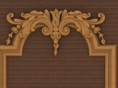 decorative ornamental model 2 3D model