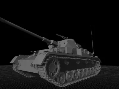 Panzer IV 3D model