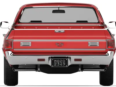 Chevrolet El Camino SS 454 1970 3D model