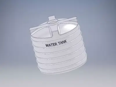 Water Tank 3D model