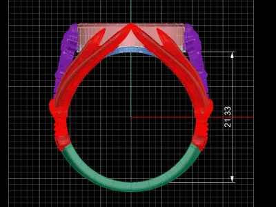 NEO MAN RING MODEL14 3D print model