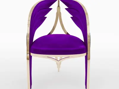 Angle Wing Chair  3D model