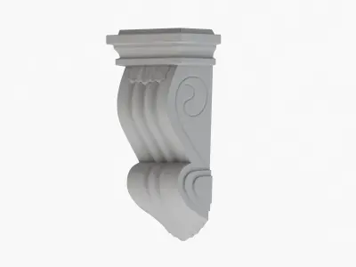 Scroll Corbel 27 3D model