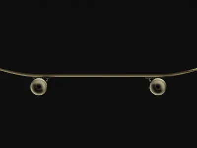 Skateboard game-ready two skateboards Free 3D model