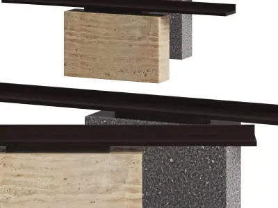 Enne Latitude Console Tables 3D model