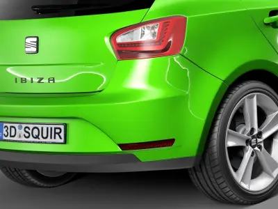 Seat Ibiza 5-door 2013 3D model