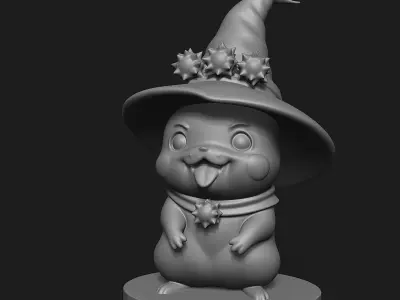 Pikachu in Halloween 3D print model