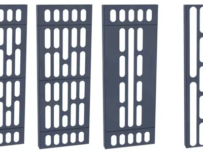 Death Star Wall Panel - C - 1-6 scale Hottoys Free 3D print model