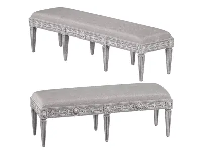 eloquence queen anais bench 3D model