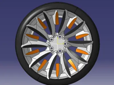 Wheel 18 inch 3D model