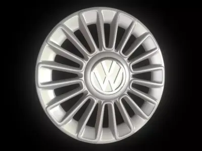 Volkswagen UP Amsterdan rim Free 3D model