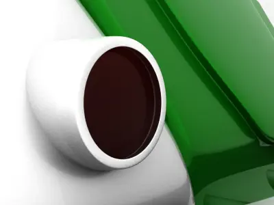 Volkswagen Beetle Police Car 3D model