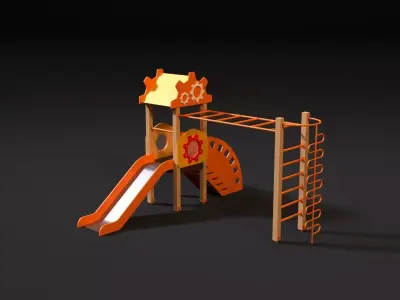 Children playground 3D model