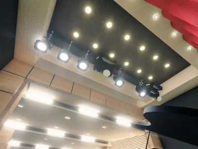 Modern amphitheatre in Greece 3D model