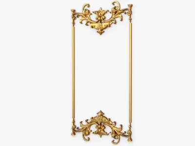 Classic decor ornament 116 3D model