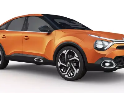 Citroen C4 2022 Low-poly 3D model