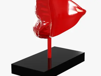 Figurine Lips 3D model