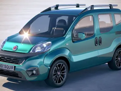 Fiat Qubo 2017 3D model