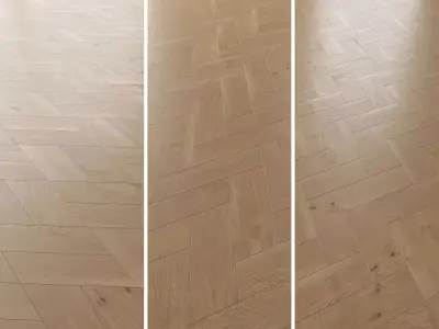  Parquet Oak Natural Brushed set 5 3D model