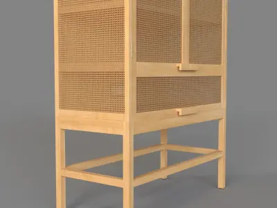 Marte Storage Cabinet 3D model