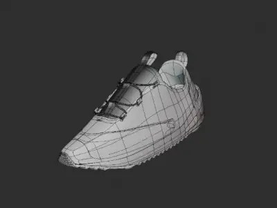 Generic Shoe - Footwear - Sneaker - Untextured 3D model