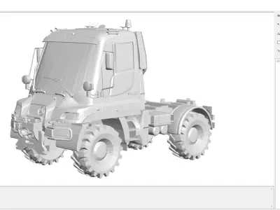 Car - UnimogU400 3D print model