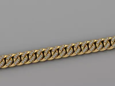 Bracelet Diamond  3D print model purchase