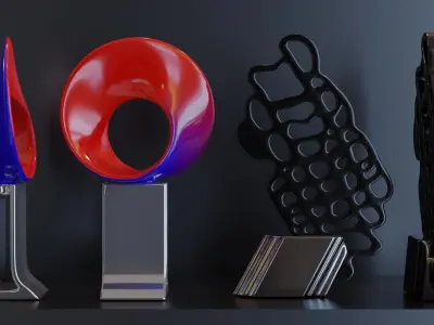 F1 Trophy - Italian GP Trophy  3D model