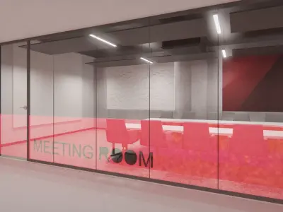 Meeting Room Design with KEYSHOT FILE 3D model