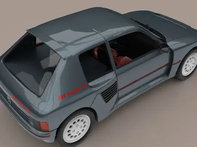 PEUGEOT 205 Turbo 16 3D model