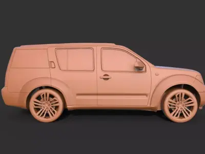 Nissan Pathfinder 3D print model