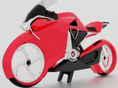 Motorcycle the future  3D model