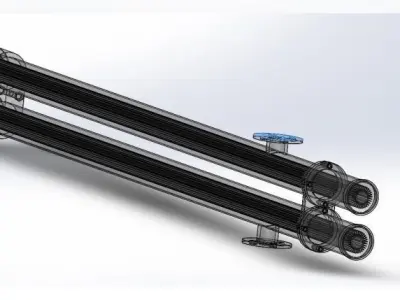  Heat exchanger  Hairpin 3D print model