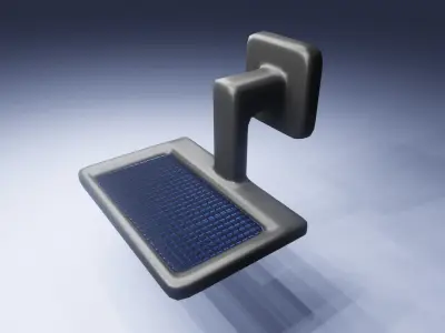 Soap Dish Wall mounted 3D model
