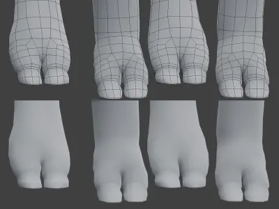 Pig Model Low-poly 3D model