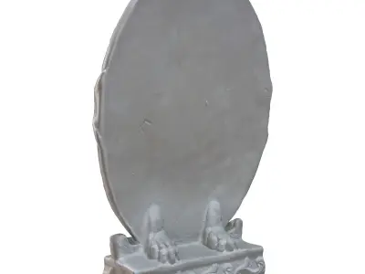 holy mary inscription 3D model