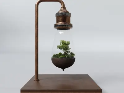 Bulb Terrarium 3D model