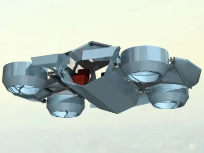 SCi-Fi Drone Free 3D model