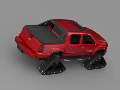 Chevrolet Avalanche Z71 Crawler 3D model