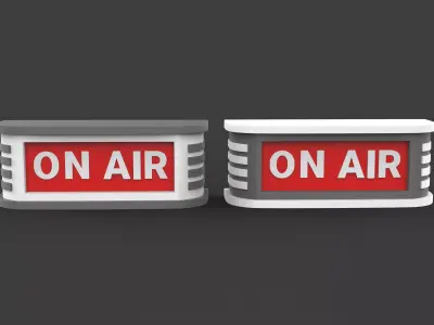 On Air Sign 3D model