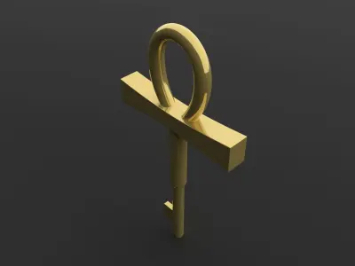 Millennium Key - Yugioh 3D Print Model 3D print model