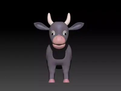 Cow 3d model 3D model purchase